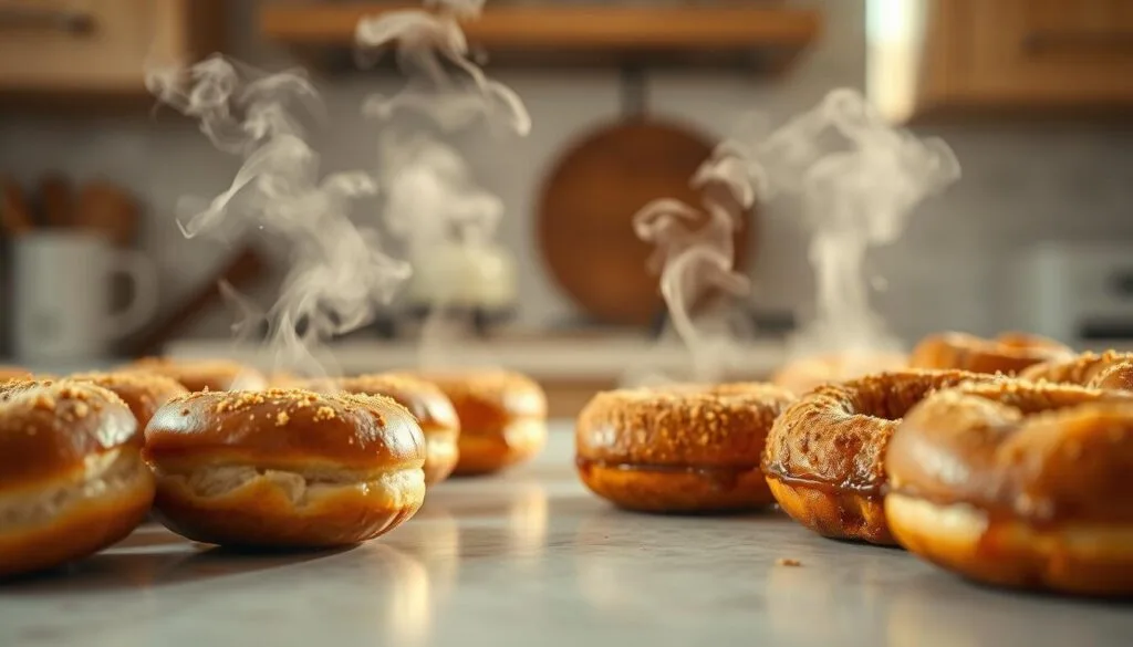Apple Donuts Baking Comparison
