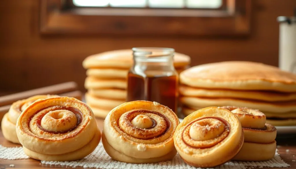 Krusteaz Buttermilk Pancake Mix Cinnamon Roll-Ups
