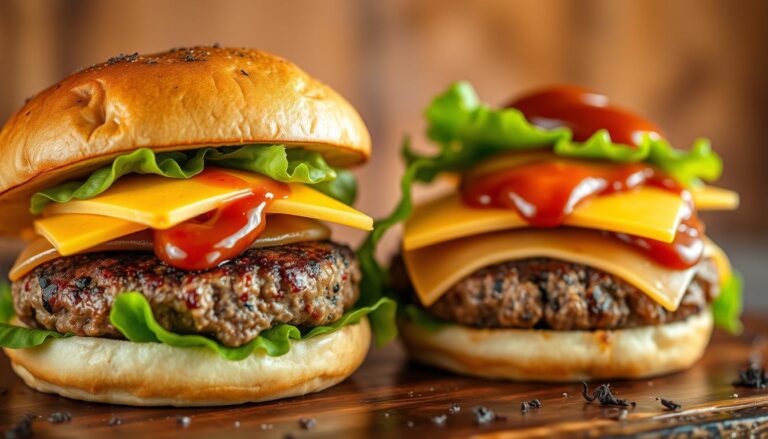 deer meat burgers