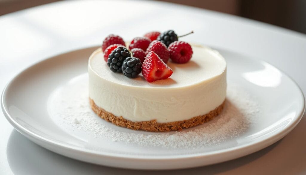 No-Bake Cheesecake Presentation