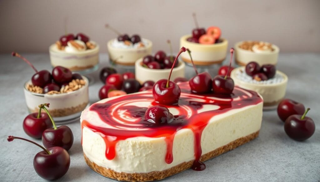 No Bake Cherry Cheesecake Variations