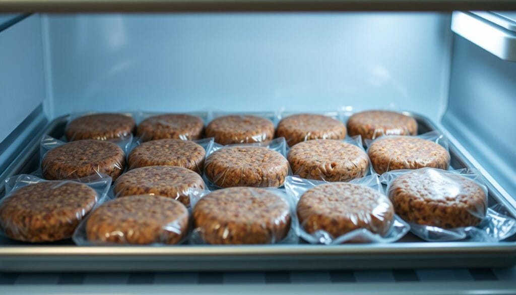 Soy Burger Storage Techniques