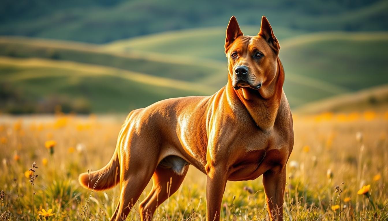 brown dog