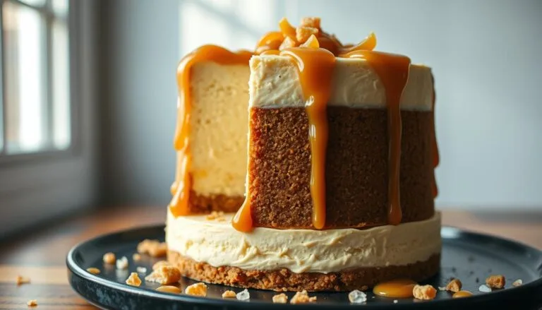 salted caramel cheesecake